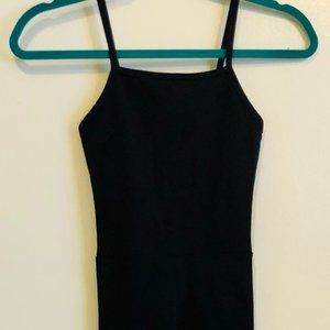 Black Stretchy Tank Jumpsuit